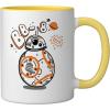 image:imageStar Wars BB8 One of a Kind Droid Doodle Ceramic Mug OrangeWhiteYellowWhite