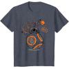 image:imageStar Wars BB8 One of a Kind Droid Doodle TShirt TShirtHeather Blue