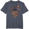image:imageStar Wars BB8 One of a Kind Droid Doodle TShirt TShirtHeather Blue