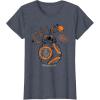 image:imageStar Wars BB8 One of a Kind Droid Doodle TShirt TShirtHeather Blue