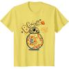image:imageStar Wars BB8 One of a Kind Droid Doodle TShirt TShirtLemon Yellow