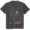 image:imageStar Wars BB8 Outlined Schematic TShirtDark Heather Grey
