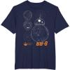 image:imageStar Wars BB8 Outlined Schematic TShirtNavy Blue