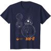 image:imageStar Wars BB8 Outlined Schematic TShirtNavy Blue