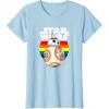 image:imageStar Wars BB8 Rainbow Circle Background TShirtBaby Blue