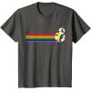 image:imageStar Wars BB8 Rainbow TShirtAsphalt Grey