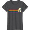 image:imageStar Wars BB8 Rainbow TShirtDark Heather Grey