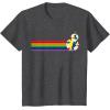 image:imageStar Wars BB8 Rainbow TShirtDark Heather Grey