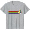image:imageStar Wars BB8 Rainbow TShirtHeather Grey