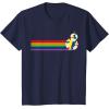 image:imageStar Wars BB8 Rainbow TShirtNavy Blue