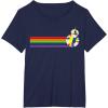 image:imageStar Wars BB8 Rainbow TShirtNavy Blue