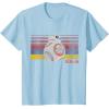 image:imageStar Wars BB8 Retro Stripes Episode 7 Graphic TShirtBaby Blue