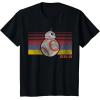 image:imageStar Wars BB8 Retro Stripes Episode 7 Graphic TShirtBlack