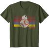 image:imageStar Wars BB8 Retro Stripes Episode 7 Graphic TShirtOlive Green