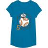 image:imageStar Wars BB8 Rollin Into My 5th Birthday Portrait TShirtSapphire Blue