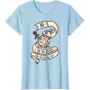 image:imageStar Wars BB8 Tattoo Style Valentines Day TShirtBaby Blue
