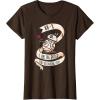 image:imageStar Wars BB8 Tattoo Style Valentines Day TShirtBrown