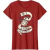 image:imageStar Wars BB8 Tattoo Style Valentines Day TShirtCranberry Red