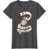 image:imageStar Wars BB8 Tattoo Style Valentines Day TShirtDark Heather Grey