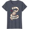 image:imageStar Wars BB8 Tattoo Style Valentines Day TShirtHeather Blue