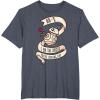 image:imageStar Wars BB8 Tattoo Style Valentines Day TShirtHeather Blue