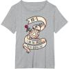 image:imageStar Wars BB8 Tattoo Style Valentines Day TShirtHeather Grey
