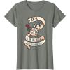 image:imageStar Wars BB8 Tattoo Style Valentines Day TShirtOlive Heather
