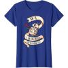 image:imageStar Wars BB8 Tattoo Style Valentines Day TShirtRoyal Blue
