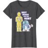 image:imageStar Wars Best Droids For the Hunt Easter TShirtDark Heather Grey