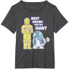 image:imageStar Wars Best Droids For the Hunt Easter TShirtDark Heather Grey