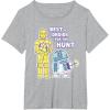 image:imageStar Wars Best Droids For the Hunt Easter TShirtHeather Grey