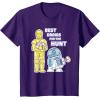 image:imageStar Wars Best Droids For the Hunt Easter TShirtPurple