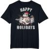 image:imageStar Wars Christmas BB8 amp Porgs Happy Holidays TShirtBlack