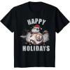 image:imageStar Wars Christmas BB8 amp Porgs Happy Holidays TShirtBlack