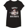 image:imageStar Wars Christmas BB8 amp Porgs Happy Holidays TShirtBlack
