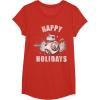 image:imageStar Wars Christmas BB8 amp Porgs Happy Holidays TShirtRed