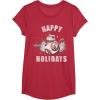 image:imageStar Wars Christmas BB8 amp Porgs Happy Holidays TShirtRed Heather