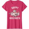 image:imageStar Wars Christmas BB8 amp Porgs Happy Holidays TShirtRed Heather