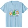 image:imageStar Wars Christmas Ewokin Around The Christmas Tree TShirtBaby Blue