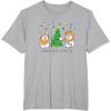 image:imageStar Wars Christmas Ewokin Around The Christmas Tree TShirtHeather Grey