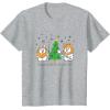 image:imageStar Wars Christmas Ewokin Around The Christmas Tree TShirtHeather Grey