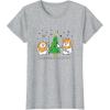 image:imageStar Wars Christmas Ewokin Around The Christmas Tree TShirtHeather Grey