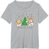 image:imageStar Wars Christmas Ewokin Around The Christmas Tree TShirtHeather Grey