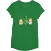 image:imageStar Wars Christmas Ewokin Around The Christmas Tree TShirtKelly Green