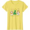 image:imageStar Wars Christmas Ewokin Around The Christmas Tree TShirtLemon Yellow