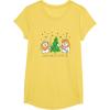 image:imageStar Wars Christmas Ewokin Around The Christmas Tree TShirtLemon Yellow