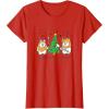image:imageStar Wars Christmas Ewokin Around The Christmas Tree TShirtRed