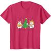 image:imageStar Wars Christmas Ewokin Around The Christmas Tree TShirtRed Heather