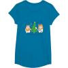 image:imageStar Wars Christmas Ewokin Around The Christmas Tree TShirtSapphire Blue