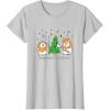image:imageStar Wars Christmas Ewokin Around The Christmas Tree TShirtSilver Grey
